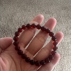 Elegant Dark Beaded Bracelet